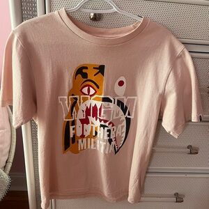 pink bape tee